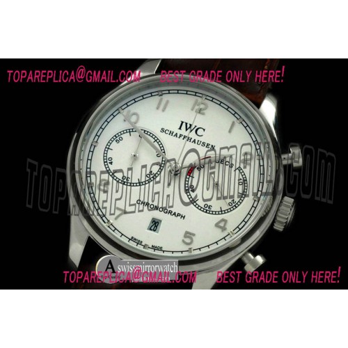 IWC Portuguese Chrono SS/LE White/Silver Jap OS20 IWC Portuguese Chrono SS/LE White/Silver Jap OS20