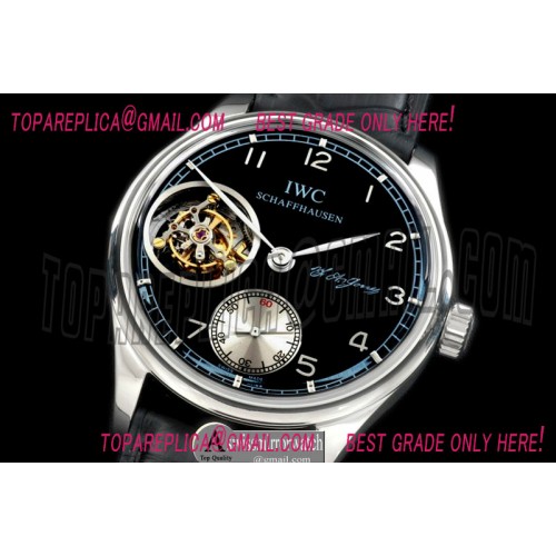 IWC Portugese FA Jones Tourbillon SS/LE Black Tourbillon