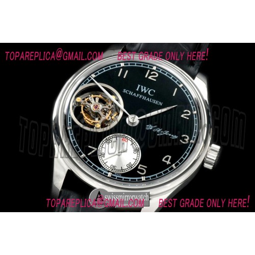IWC Portugese FA Jones Tourbillon SS/LE Black Tourbillon