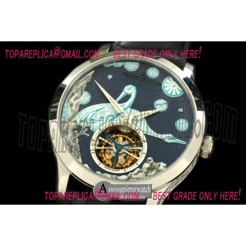 Jaeger-LeCoultre Porcelian Crane Tourbillon SS/LE Grey Flying Tourbillon