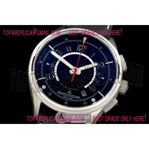 Jaeger-LeCoultre Master Compressor Chrono SS/LE Black Jap OS Chrono Quartz