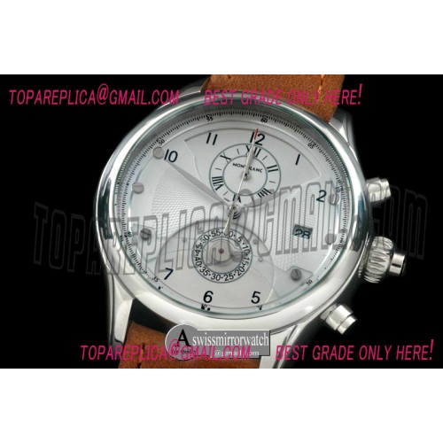 Montblanc Star Chrono SS/LE White Jap Qtz 0S20