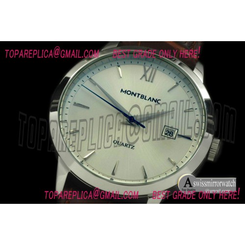 Montblanc Men Star Classic SS/LE White Jap Quartz