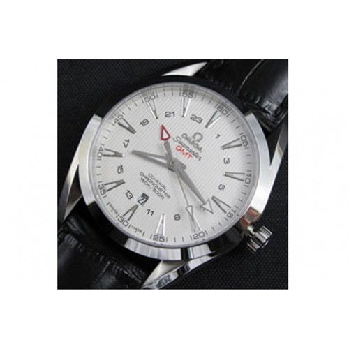Omega Seamaster Aquaterra GMT, Asian ETA 2824-2,White