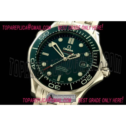 Omega 2012 Seamaster 300M Pro SS/SS Blue Swiss Watches