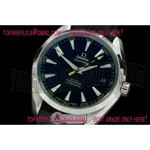 Omega Aqua Terra Auto SS/LE Black Swiss 2836