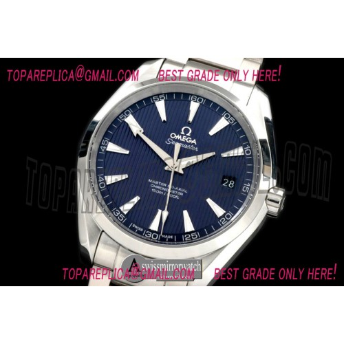 Omega Aqua Terra Auto SS/SS Blue Miyota 8205