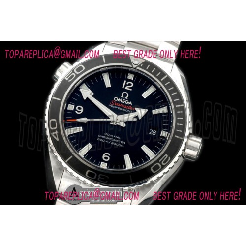 Omega  Planet Ocean Ceramic SS/SS Black Miyota 8205