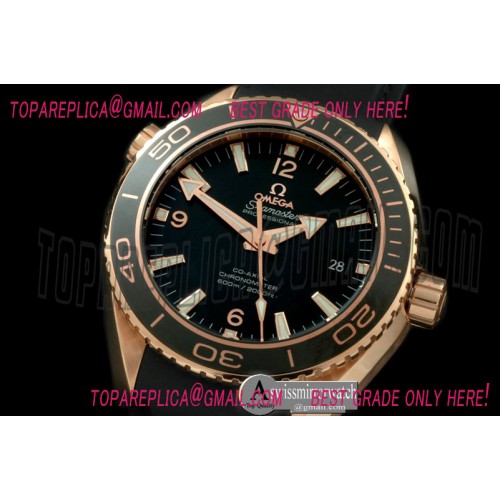 Omega Planet Ocean Ceramic RG/RU Black Miyota 8205