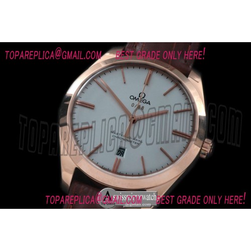Omega Deville Tresor RG/LE White Miyota 8205
