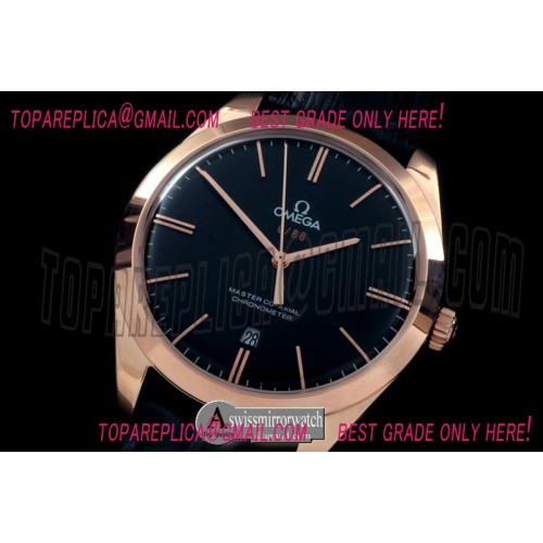 Omega Deville Tresor RG/LE Black Miyota 8205