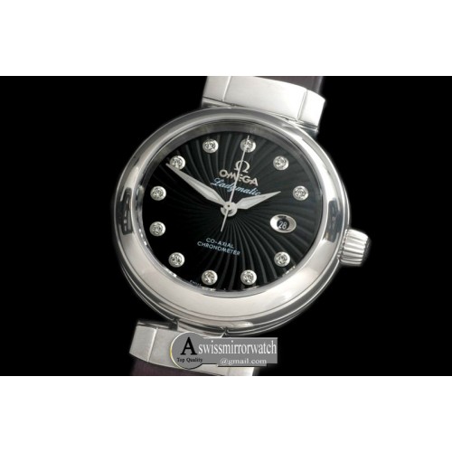 Omega Deville Ladymatic SS/LE Black J-9105