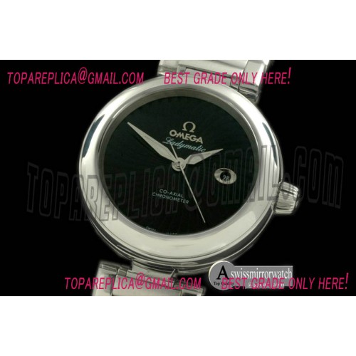 Omega Deville Ladymatic SS/SS Black J-9105