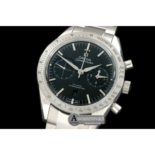 Omega Speedmaster Moon Watch SS/SS Black Stick A-7750