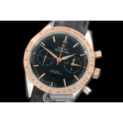 Omega Speedmaster Moon Watch SS/RG/LE White Stick A-7750