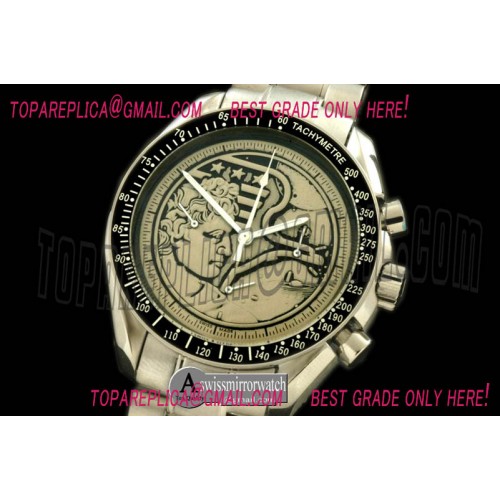 Omega Commerative Grey Dial SS/SS Venus 75 Clone Manual Chrono