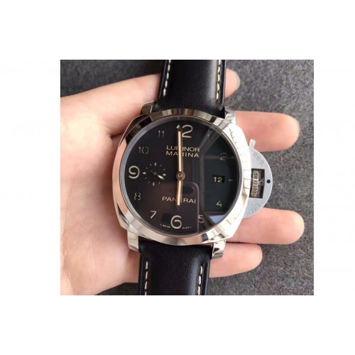 Panerai PAM359 R VSF 1:1 Best Edition on Black Leather Strap P.9000 Super Clone V2