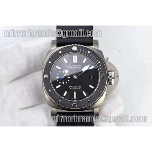 Panerai PAM 1389 Titanium XF Best Edition Black Ceramic Bezel Black Dial P.9010