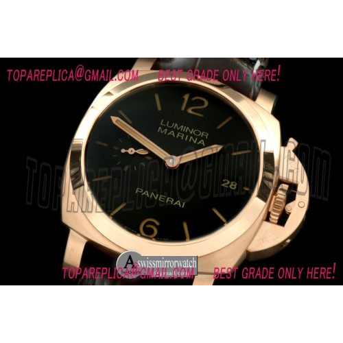 Panerai Pam 393P 1950 3 days Auto RG/LE Blk P9000
