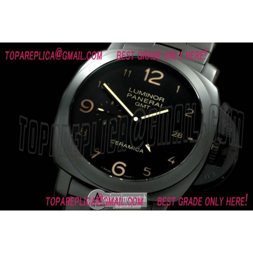 Panerai Pam 438 Luminor 1950 GMT 3 Days DLC Black P900