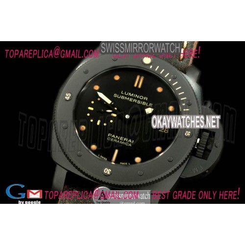 Panerai Pam 508 P Submersible DLC/LE Blk A7750/P9000