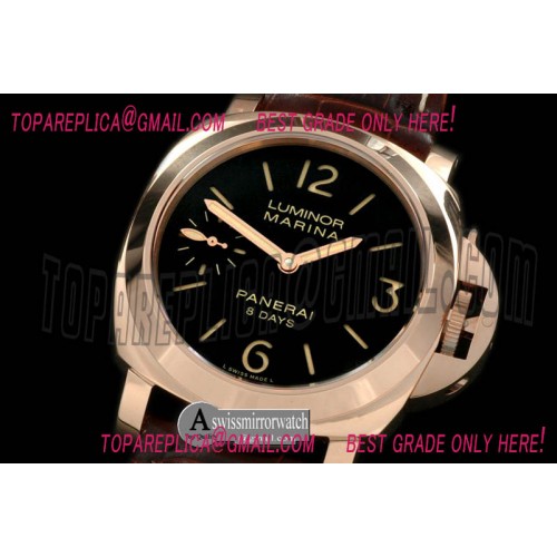 Panerai Pam 511 8 Days RG/LE Black A-6497/P-5000 21600bph