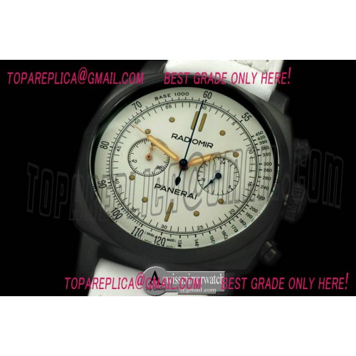 Panerai Radiomir 1940 Chrono PVD/LE White Jap OS20 Quartz