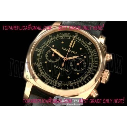 Panerai Radiomir 1940 Chrono RG/LE Black Jap OS20 Quartz