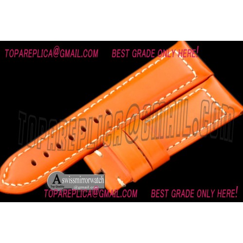 Panerai 24/22 Calf Leather Tan/White Stitches for 44mm