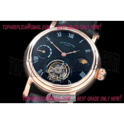 Patek Philippe Classic Tourbillon Moonphase/PR RG/LE Black