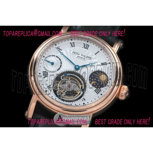 Patek Philippe Classic Tourbillon Moonphase/PR RG/LE White