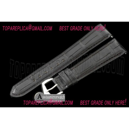 Patek Philippe Black Croc Strap SS 20/16 / Insignia Buckle Patek Philippe Black Croc Strap SS 20/16 / Insignia Buckle