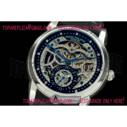 Patek Philippe Classic Skeleton SS/LE Black Asian 2813