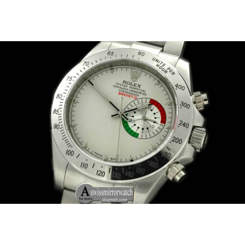 Rolex Brevet Plus Daytona SS/SS White Asian 2813