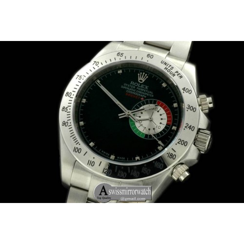 Rolex Brevet Plus Daytona SS/SS Black Asian 2813