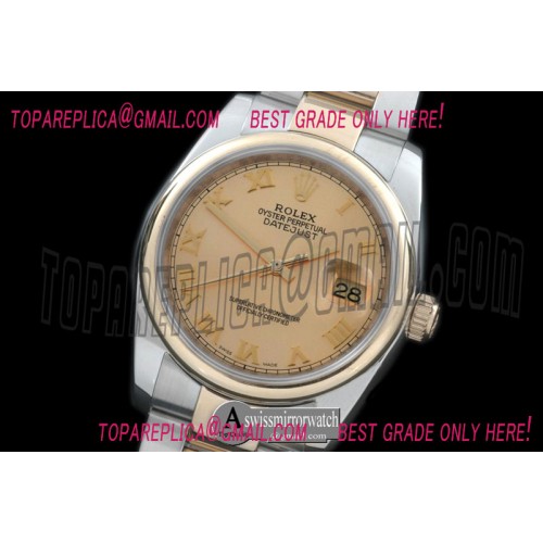 Rolex SS/YG Oyster Gold Roman Swiss Eta 2836-2