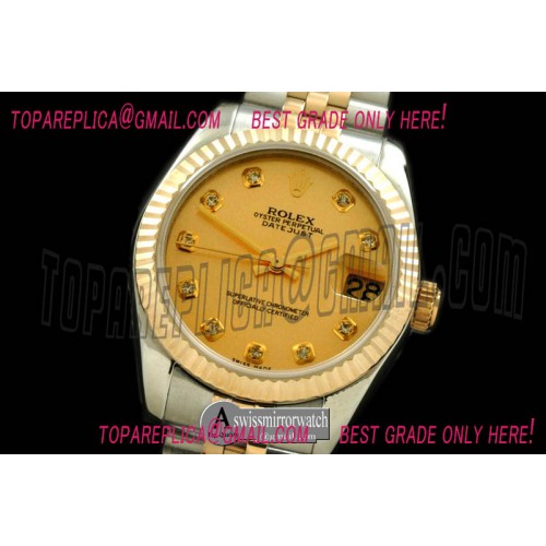 Rolex SS/YG Jubilee Gold Diam Swiss 2688/2355