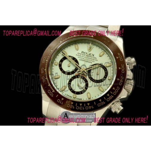 Rolex Daytona 116506 SS/Cer/SS Ice Blue A-7750 Sec
