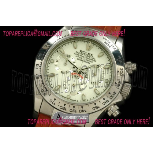Rolex Daytona 116520 SS/LE White Stick A-7750 Sec@6