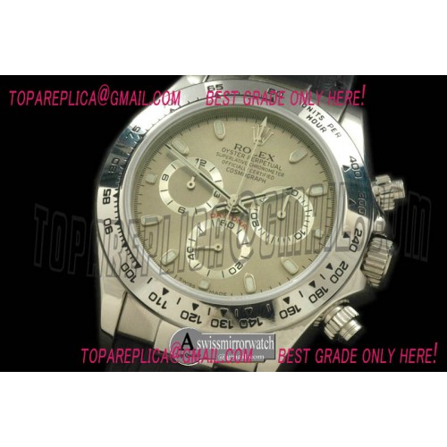 Rolex Daytona 116520 SS/LE Grey Stick A-7750 Sec@6