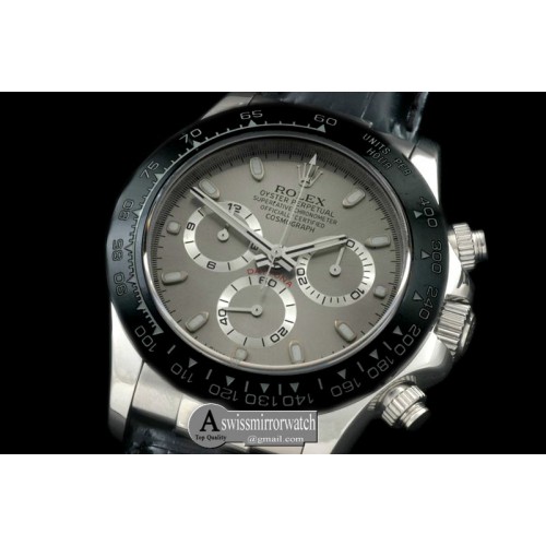 Rolex Daytona 116520 SS/CER/LE Grey A-7750 Sec@6