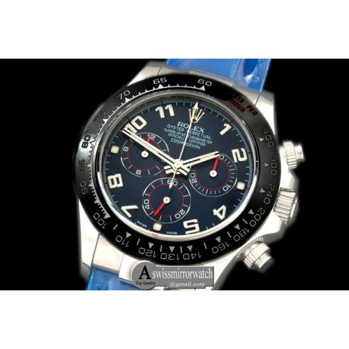 Rolex Daytona 116519 SS/CER/LE Blue Num A-7750 Sec@6