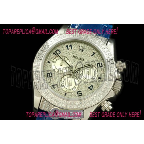 Rolex Daytona SS/LE/2Diam Bez Full Diam Num A-7750 Secs@6.00