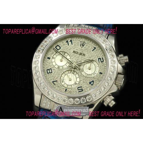 Rolex Daytona SS/LE/Diam Bez Full Diam Num A-7750 Secs@6.00
