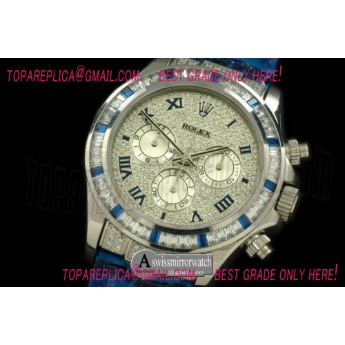 Rolex Daytona SS/LE/SQ-Diam Bez Full Diam Roman A-7750 Secs@6.00