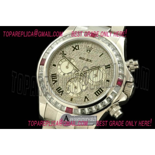 Rolex SS/SS/SQ-Diam Bez Full Diam Roman A-7750 Secs@6.00 Rolex SS/SS/SQ-Diam Bez Full Diam Roman A-7750 Secs@6.00