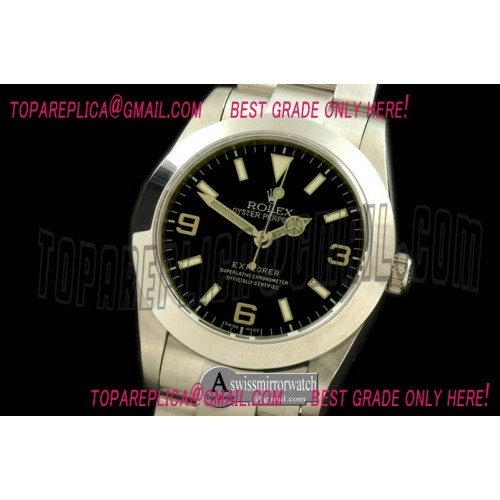 Rolex Explorer 1 SS Black Asian Eta 2836/3131