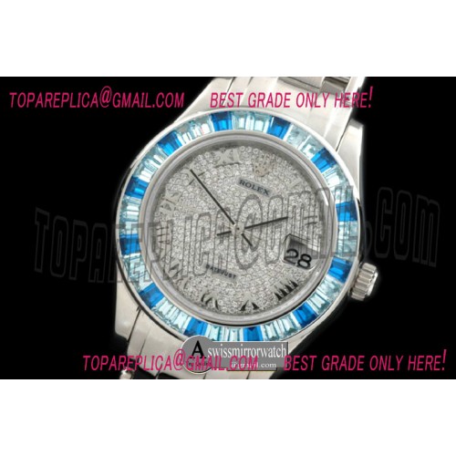 Rolex Masterpiece Diam/Ruby Bez SS Diamond/Roman Asian Eta 2824