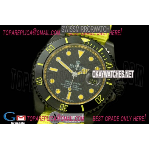 Rolex Submariner 116610 Watch What if Edition PVD Blk A2813