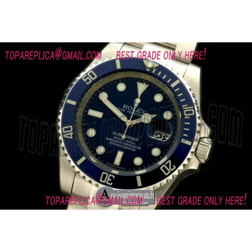 Rolex Submariner 116610 Blue Submariner Asian 2836-3135